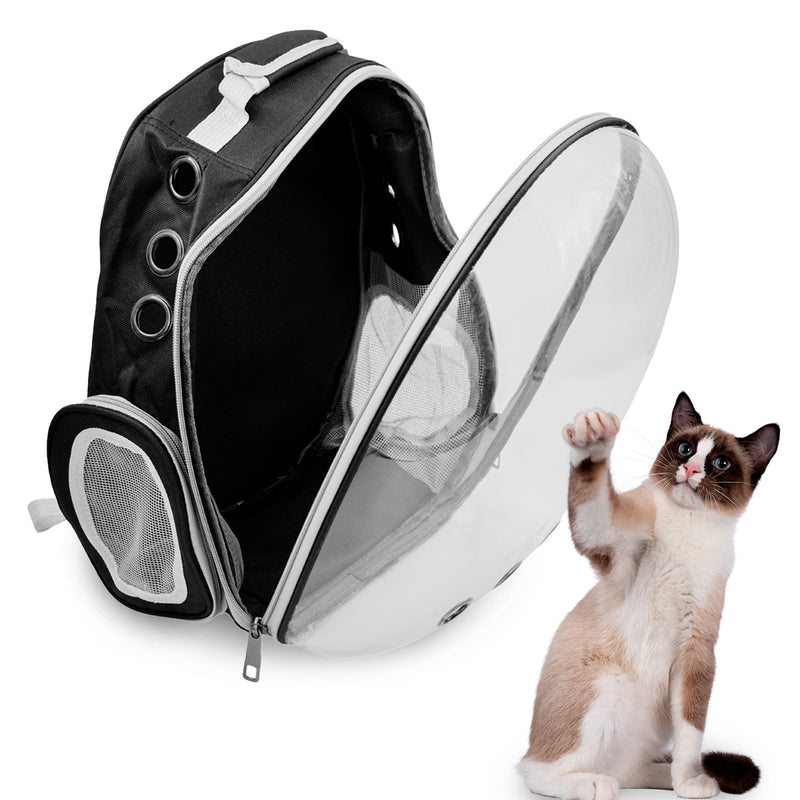 Mochila Pet Visão Panorâmica Gato Cachorro Cão Passeios Astronauta