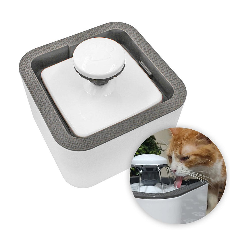 Fonte Bebedouro Gatos Cães Automático Com Filtro USB Bivolt 2,5 Litro