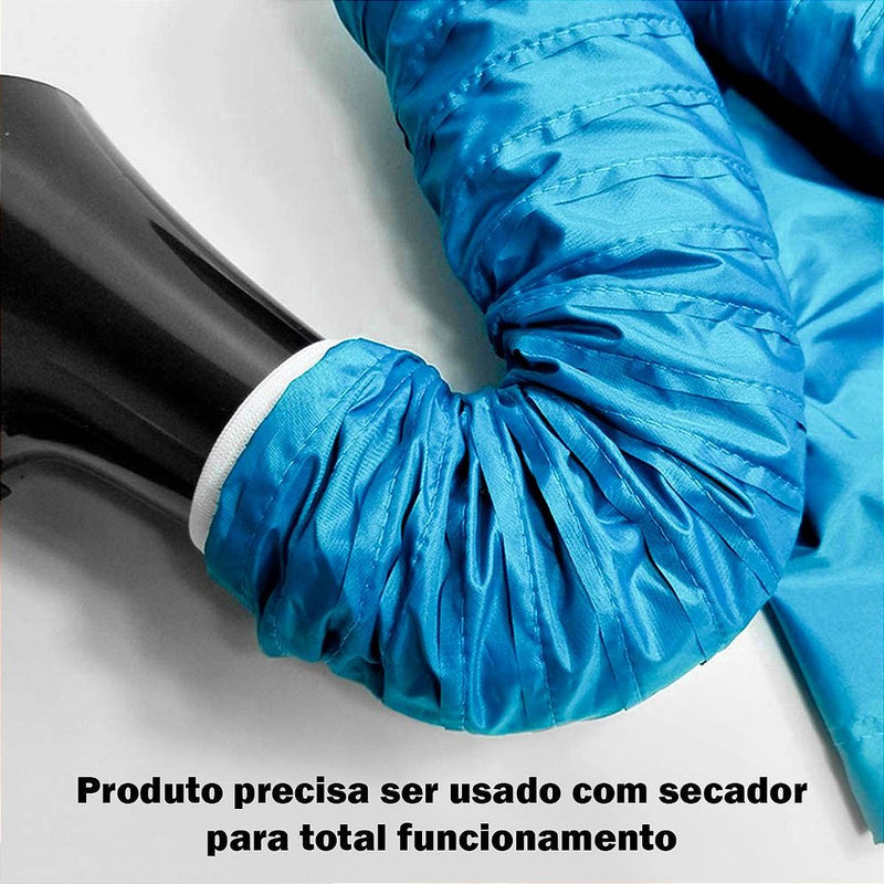 Capa De Secagem Rápida Petshop Saco Para Secador Tamanho L