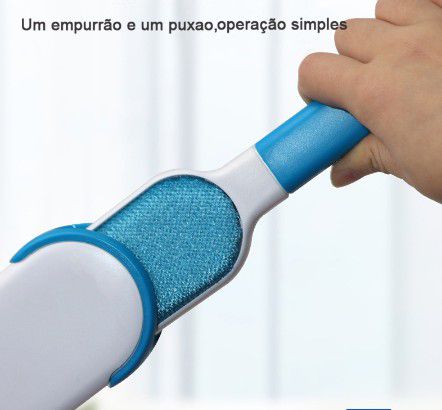 Escova Tira Pelos Pet Fur Removedora Roupa Sofá Kit Com 2 Unidades